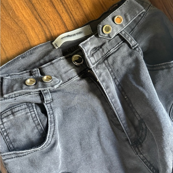 Manière De Voir 
CONTOUR SEAM DETAIL SKINNY JEANS - WASHED
BLACK - Picture 8 of 9